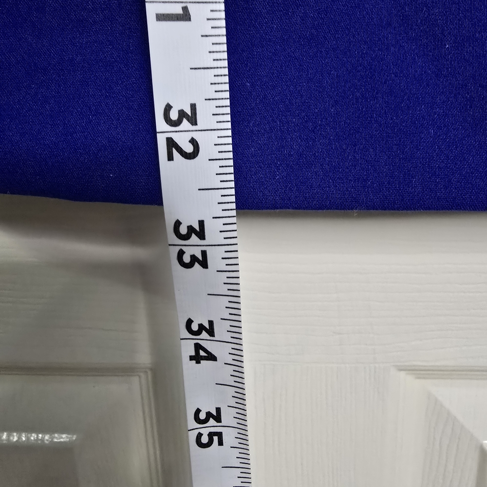 Elegant Blue Sleeveless Dress - Picture 4 of 5